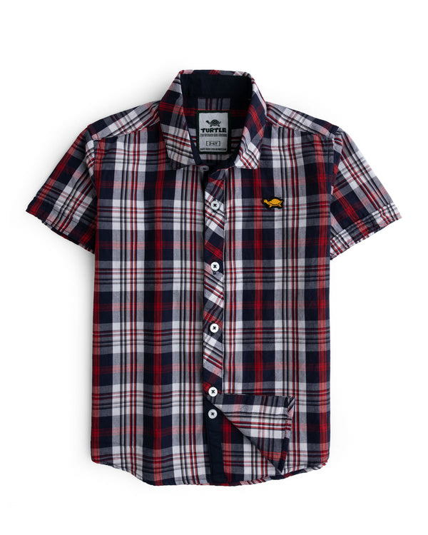 Button-Up Check Shirt