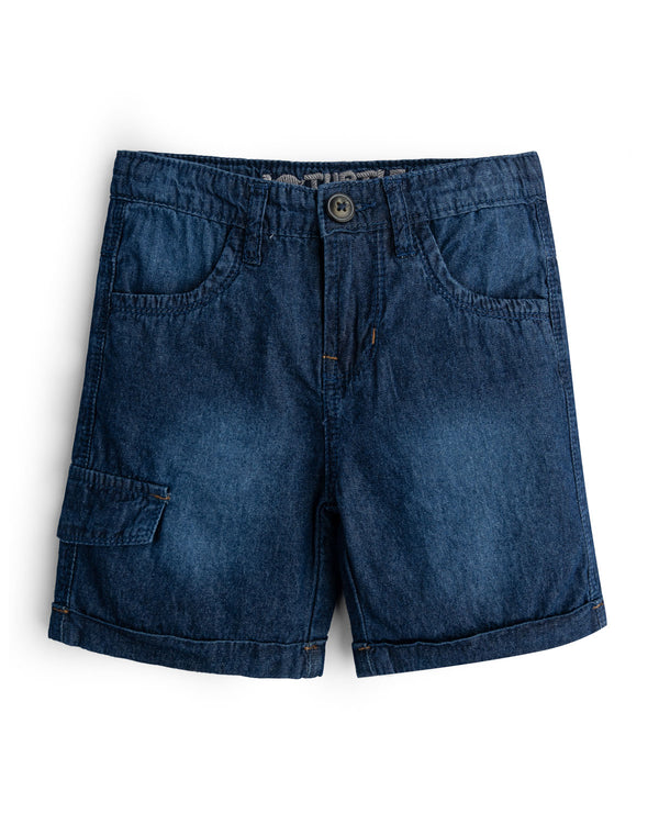 Pocketed Denim Short