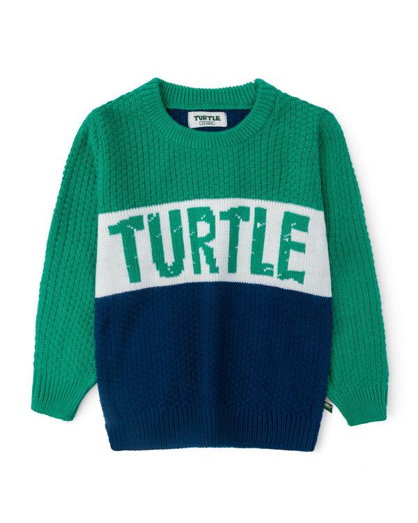 Signature Paneled Sweater