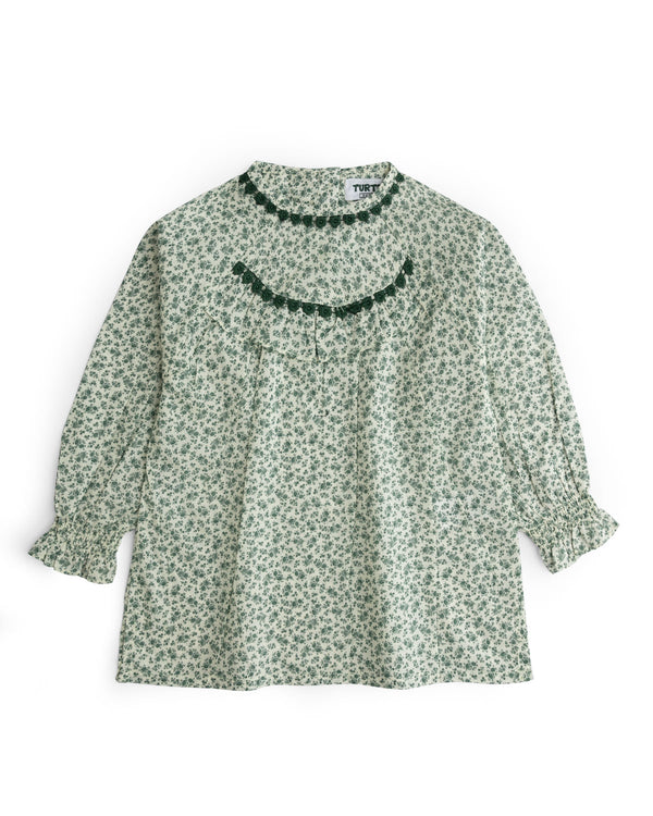 Green Delight Printed Top