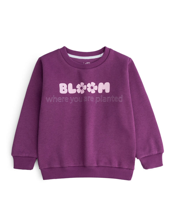 Blooming Purple Sweatshirt