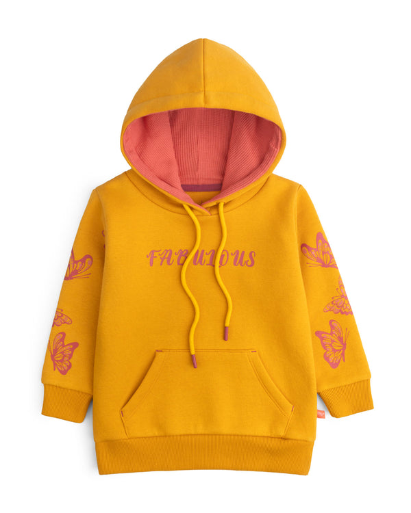 Butter-Cup Printed Hoodie